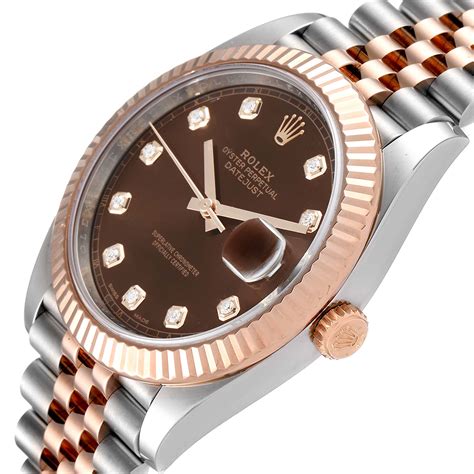 rolex datejust 41 126331 everose diamond|rolex datejust watch.